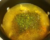 A picture of step 7 of Chicken Noodle Soup (from scratch).