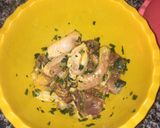 A picture of step 1 of Potato Dish with Chicken Giblets.