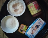 A picture of step 1 of Cocoa cookies.