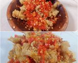 Foto langkah ke 6 dari resep Jamur Geprek Crispy Sambal Matah.