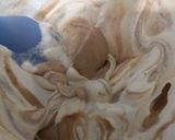 Ropogós képviselő fánk narancsos-vaníliás krémmel, csokihabbal recept fázis 13 fotója