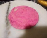 A picture of step 3 of Beetroot aloo kachori.