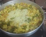 A picture of step 5 of Vegetable Pulao.