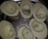 A picture of step 1 of Egg Maggi Cups.