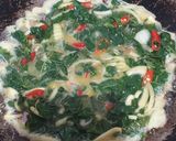 Foto langkah ke 4 dari resep Telur dadar daun singkong.
