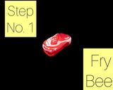 A picture of step 1 of Burmese Khausay.