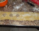 A picture of step 3 of Italian sausage ravioli.