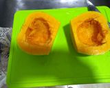 Foto del paso 1 de la receta: Calabaza rellena de pollo