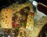 A picture of step 6 of CHEESY TURKISH PIDE😋😍.
