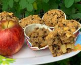 Hình bước làm 3 của món Muffin yến mạch táo chip 🍎