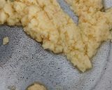 A picture of step 3 of Khoya Chocolate Barfi.