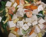Foto langkah ke 4 dari resep Capcay udang campur.