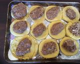A picture of step 2 of California Farm Marzipan Filled Macaron Cookies.