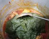 A picture of step 6 of Palak chicken 💖💖.