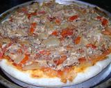 Foto del paso 6 de la receta: Pizza sin queso para Viernes Santo de atún y morrones quemados