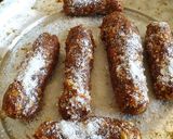 A picture of step 3 of Dates N Mixed Nuts Rolls. #4 week challenge#Chatity Challenge.