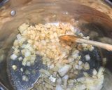 A picture of step 1 of Lentils with Cilantro and Cumin.