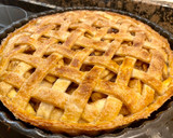 Foto del paso 12 de la receta: Pastel con nueces, pasas, manzanas y cabello de ángel