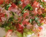 A picture of step 3 of Sooji Uttapam.