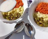 A picture of step 13 of Tricolor special Carrot Halwa.