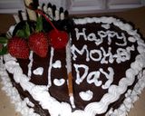 Foto langkah ke 7 dari resep Kue ultah 2 telur (brownis coklat).