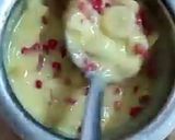 A picture of step 3 of Fruit custard.