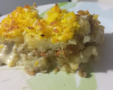 Foto del paso 3 de la receta: Pastel de papas con relleno de berenjenas 🍆