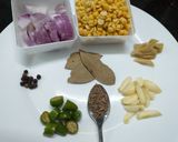 A picture of step 1 of Bihar Dhal Fry.