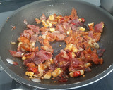 Foto del paso 3 de la receta: Espaguetis picantes con jamón ibérico y tomates secos