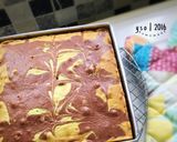 Foto langkah ke 9 dari resep Bolu Pandan Cokelat lembut a.k.a Marmer Pandan Cokelat.