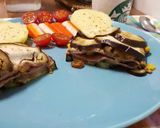 Foto del paso 4 de la receta Cinta de berenjena con pavo y patata cocida