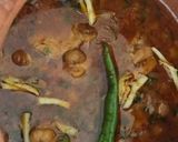 A picture of step 4 of Murgh cholay.
