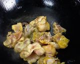 A picture of step 1 of Chicken and veg fried...