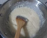A picture of step 3 of Vrat Mysore pak (desiccated coconut).