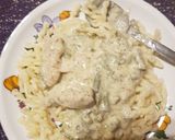 Zöldbabos tejszínes csirkemell ragu recept fázis 9 fotója