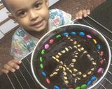 A picture of step 1 of Chocolate cake.