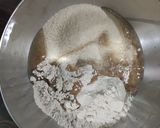A picture of step 1 of Chhurma ladoo.