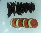 Grilled fillet strips with tomato and cucumber recipe step 7 photo