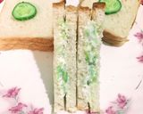 A picture of step 4 of Curd Cucumber Sandwich.