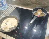 A picture of step 1 of Chicken rissotto.