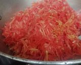 A picture of step 2 of Carrot Ladoos.