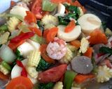 Foto langkah ke 6 dari resep Cah Udang Putren Tofu.