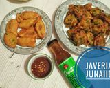 A picture of step 4 of Chicken pakora😃😃.
