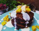 A picture of step 6 of Beetroot Pancake.