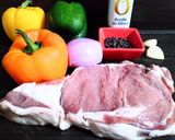 Foto del paso 1 de la receta: Churrasco a la Pimienta con saltado de Pimientos 👍🇵🇪