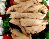 A picture of step 5 of My Steamed Chicken on a bed of Salad.