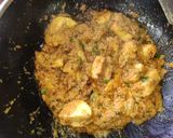 A picture of step 6 of Pudina paneer.