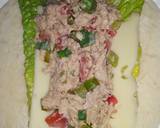 Swiss garlic n herb tuna wrap recipe step 3 photo