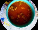 A picture of step 3 of Classic Tomato soup with Soya Chunks.