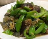 皮蛋炒角椒的食譜步驟4照片